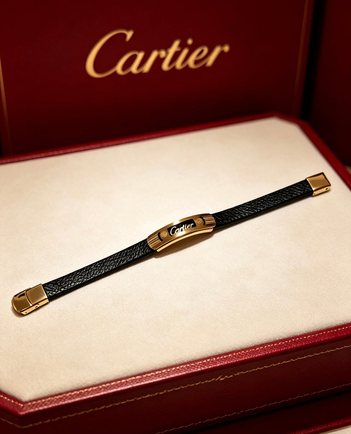 Martin Graham bracelet in polished metal-tone – front view