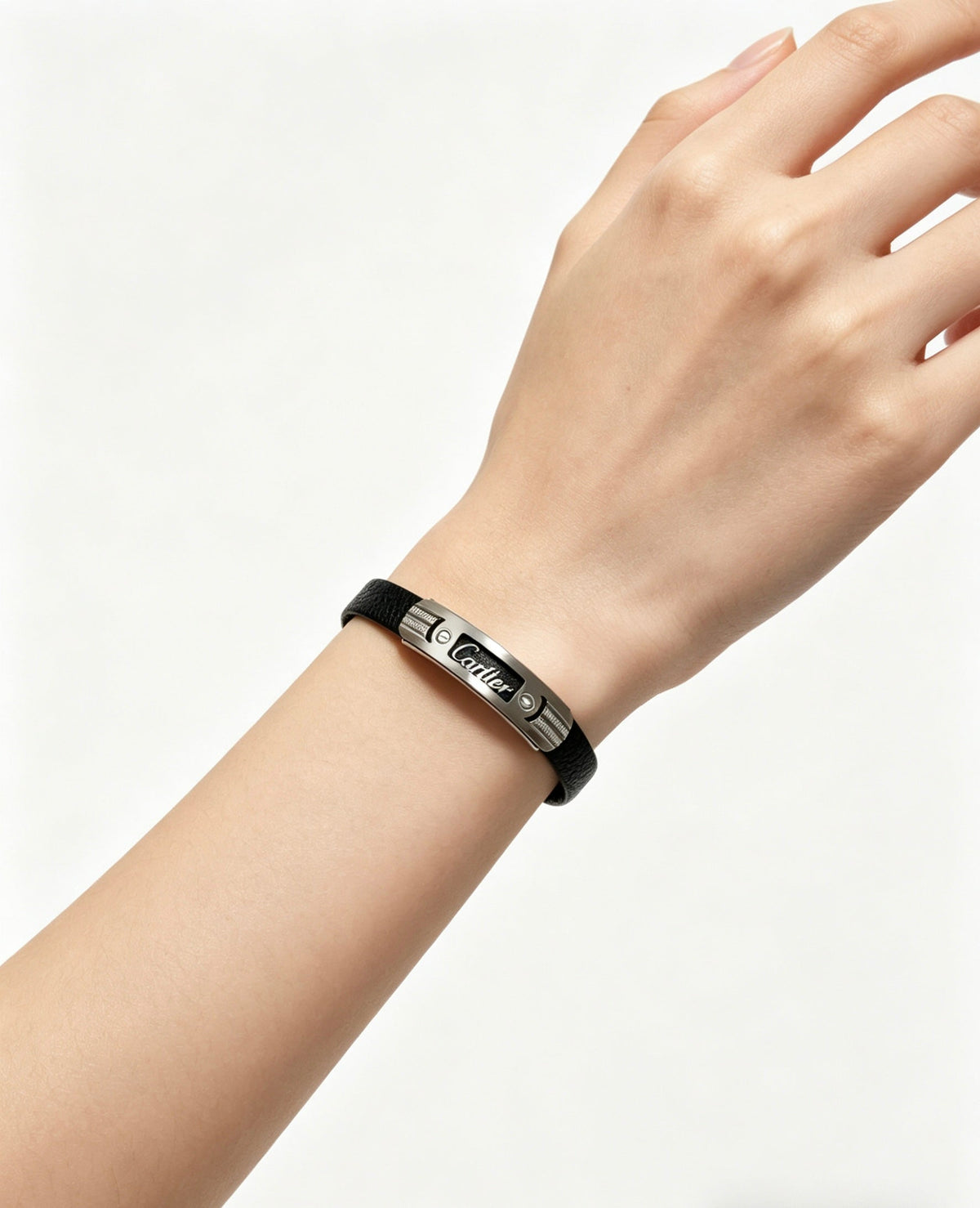 Martin Graham bracelet in polished metal-tone