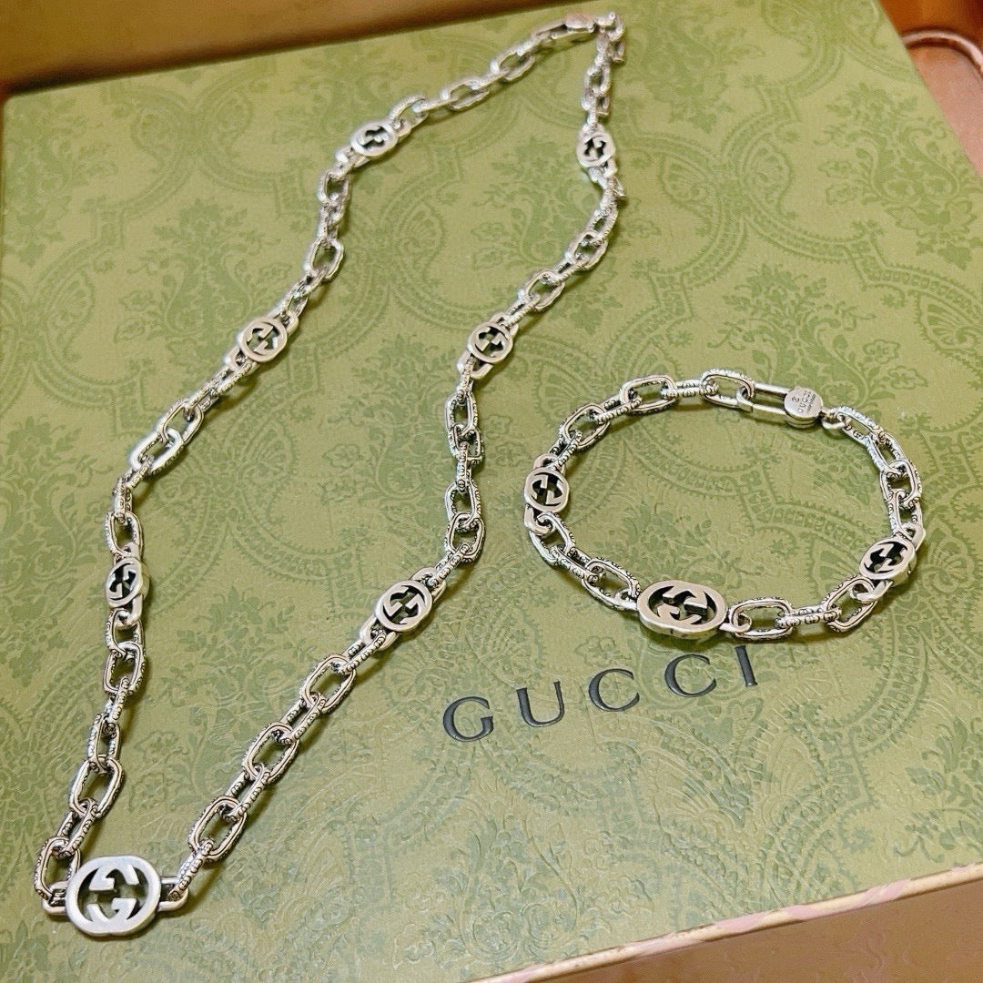Martin Graham pendant necklace in polished metal-tone – main product view