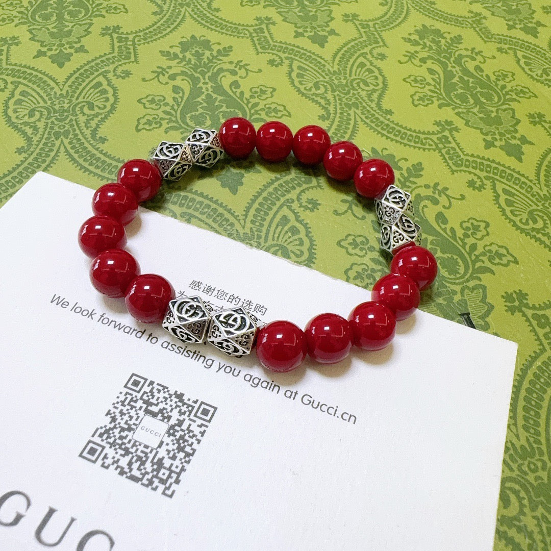 Martin Graham bracelet in polished metal-tone – front product view
