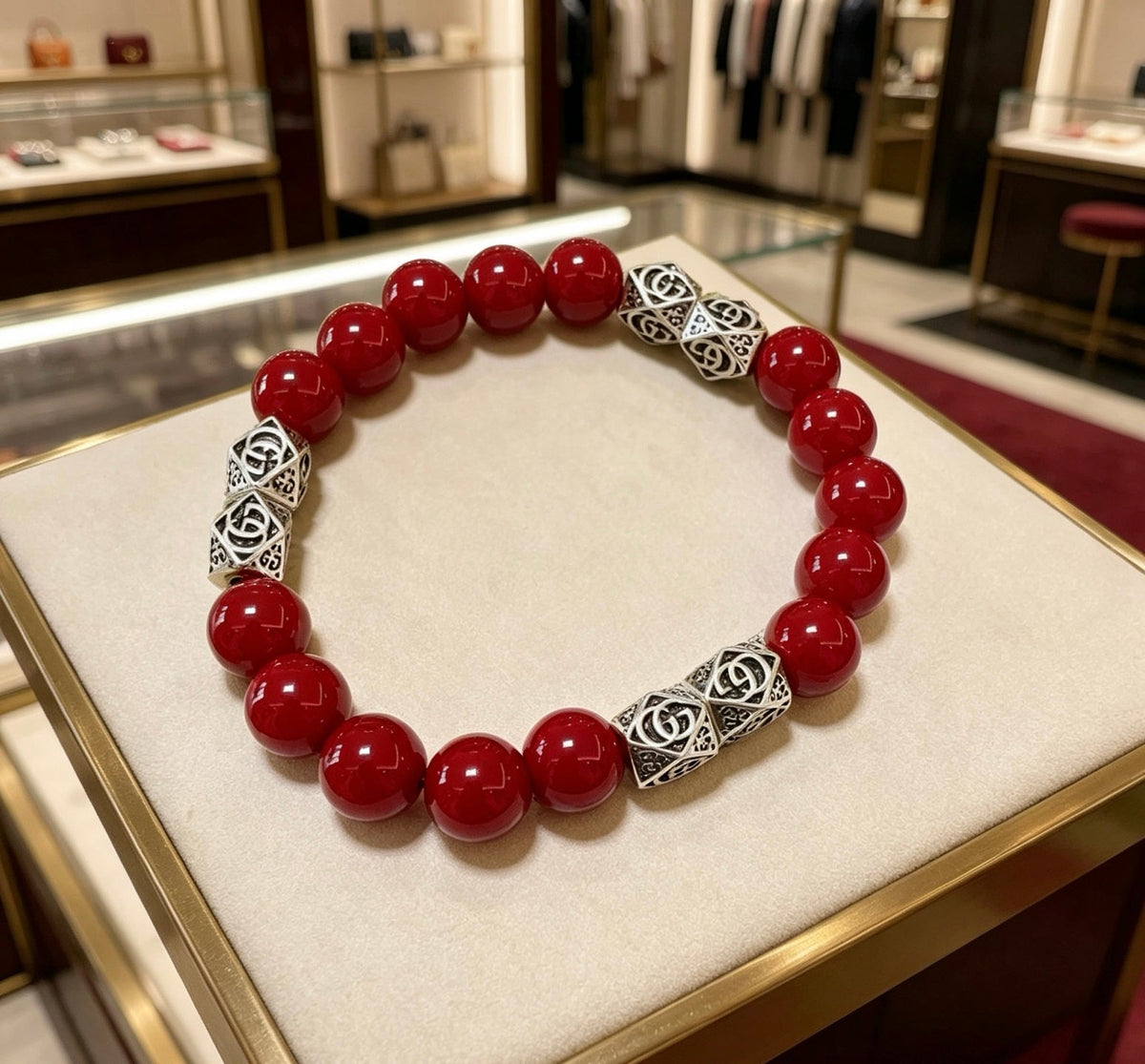 Martin Graham bracelet in polished metal-tone – main product view