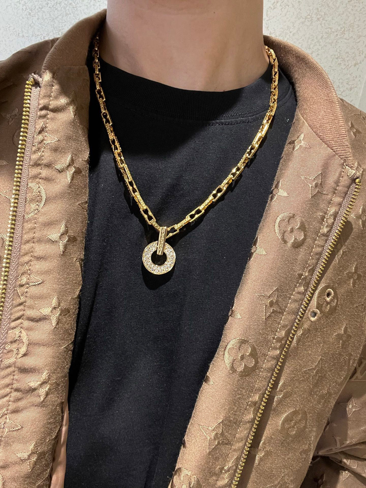 Martin Graham ring in polished metal-tone – front product view