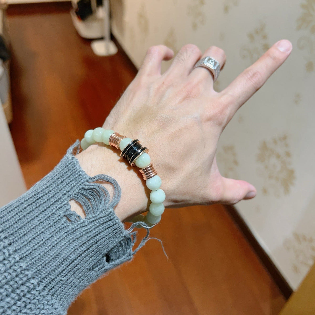 Martin Graham ring in polished metal-tone – main product view