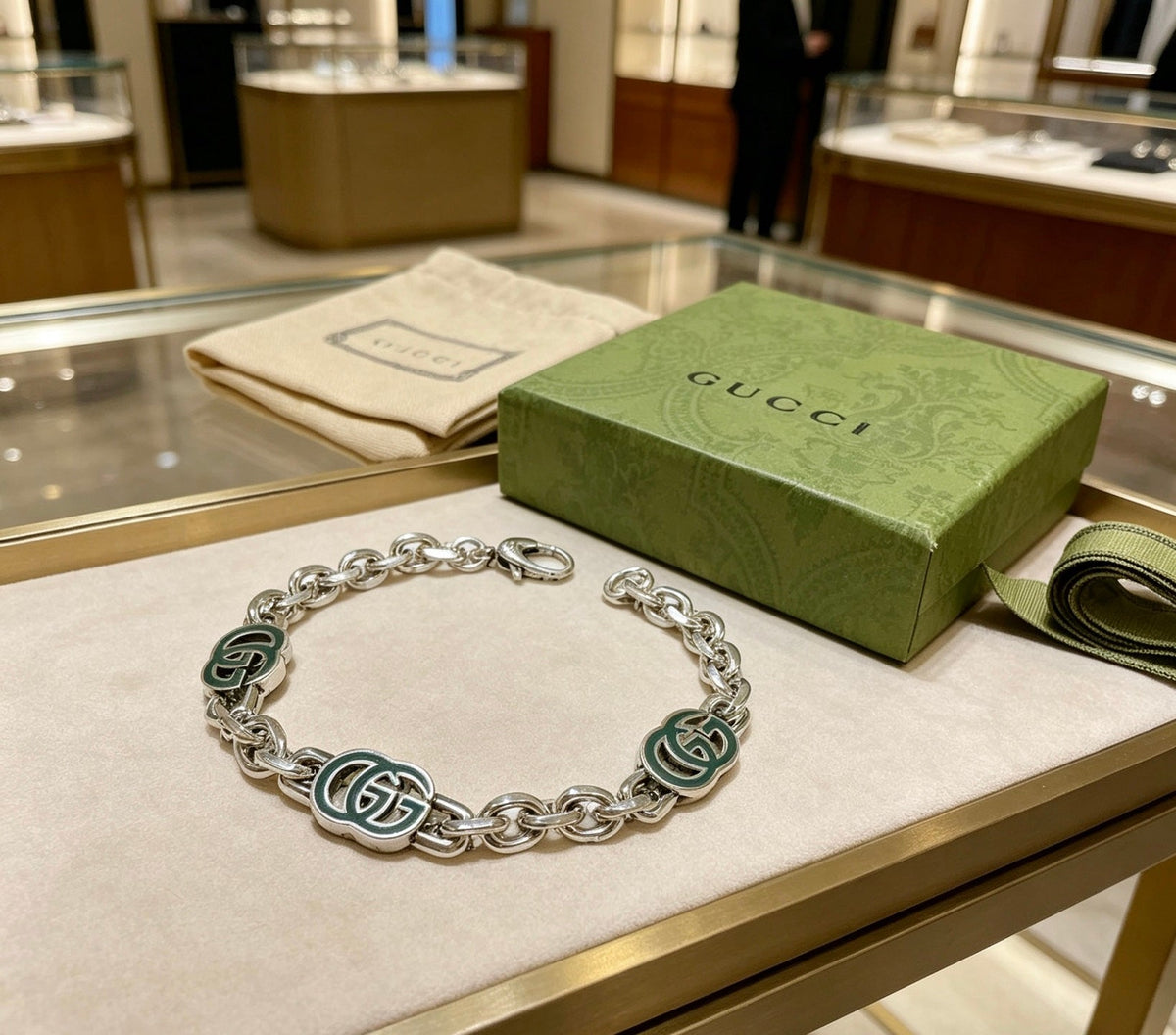 Martin Graham bracelet in polished metal-tone – main product view