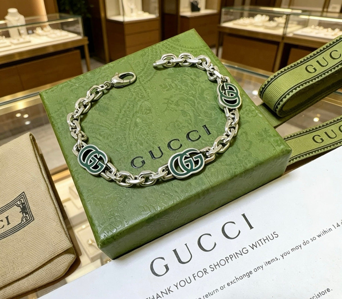 Martin Graham bracelet in polished metal-tone – main product view