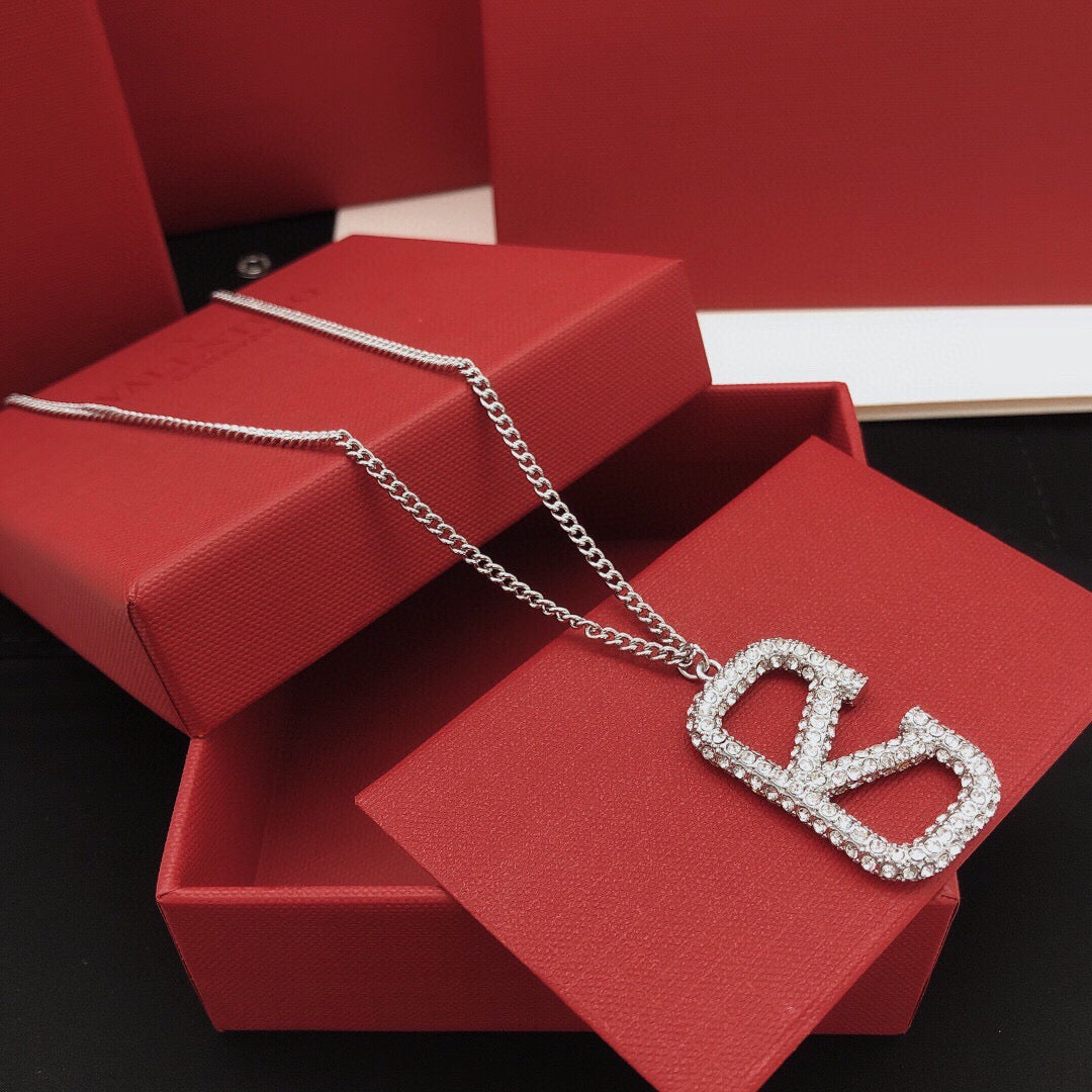 Martin Graham pendant necklace in polished metal-tone – main product view