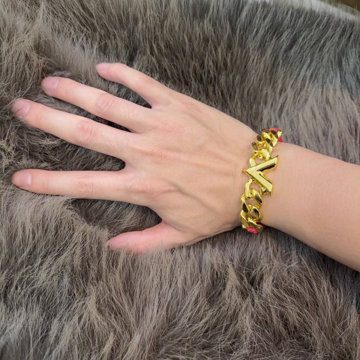 Martin Graham bracelet in polished metal-tone – main product view