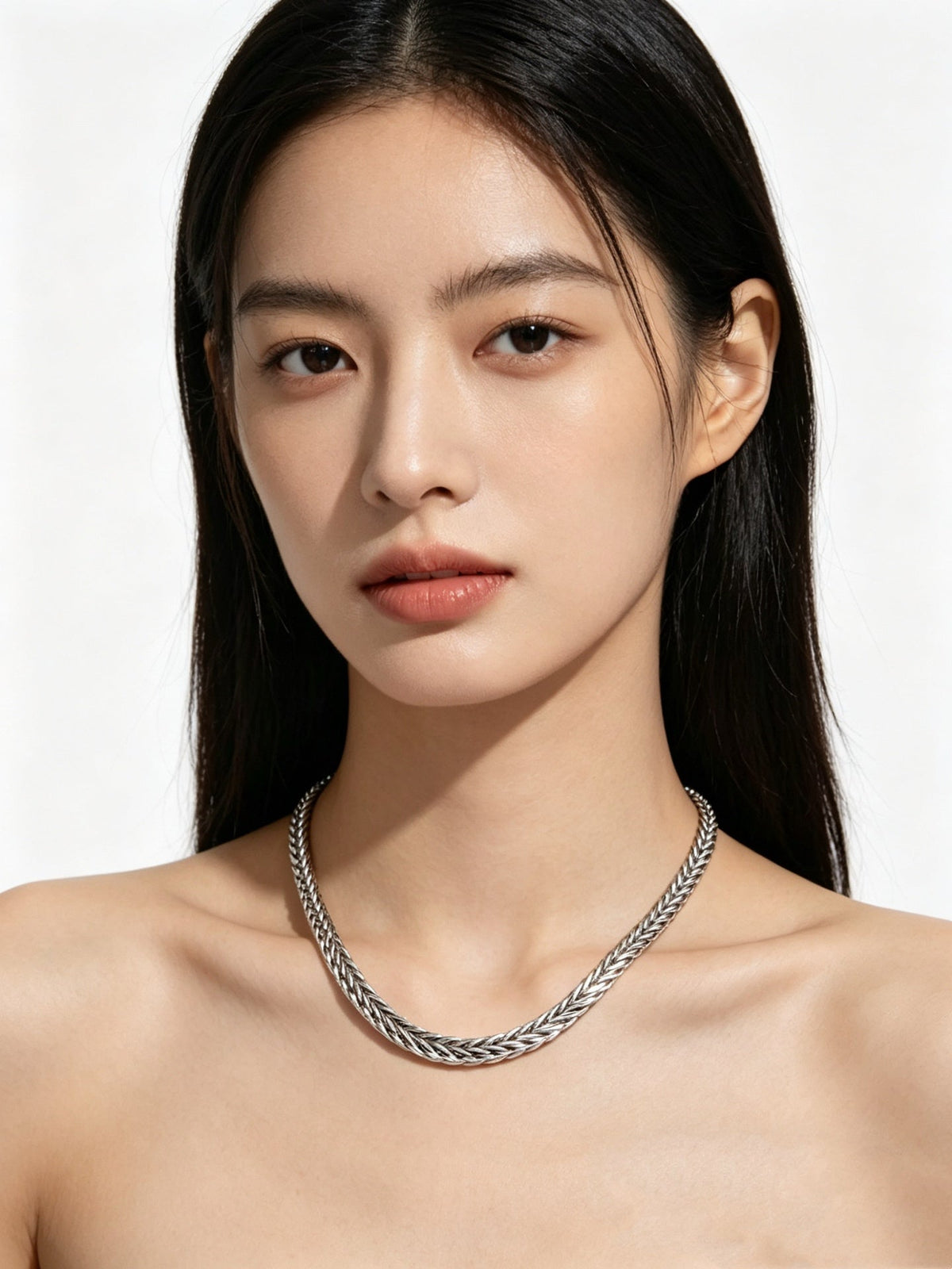 Martin Graham pendant necklace in polished metal-tone – main product view
