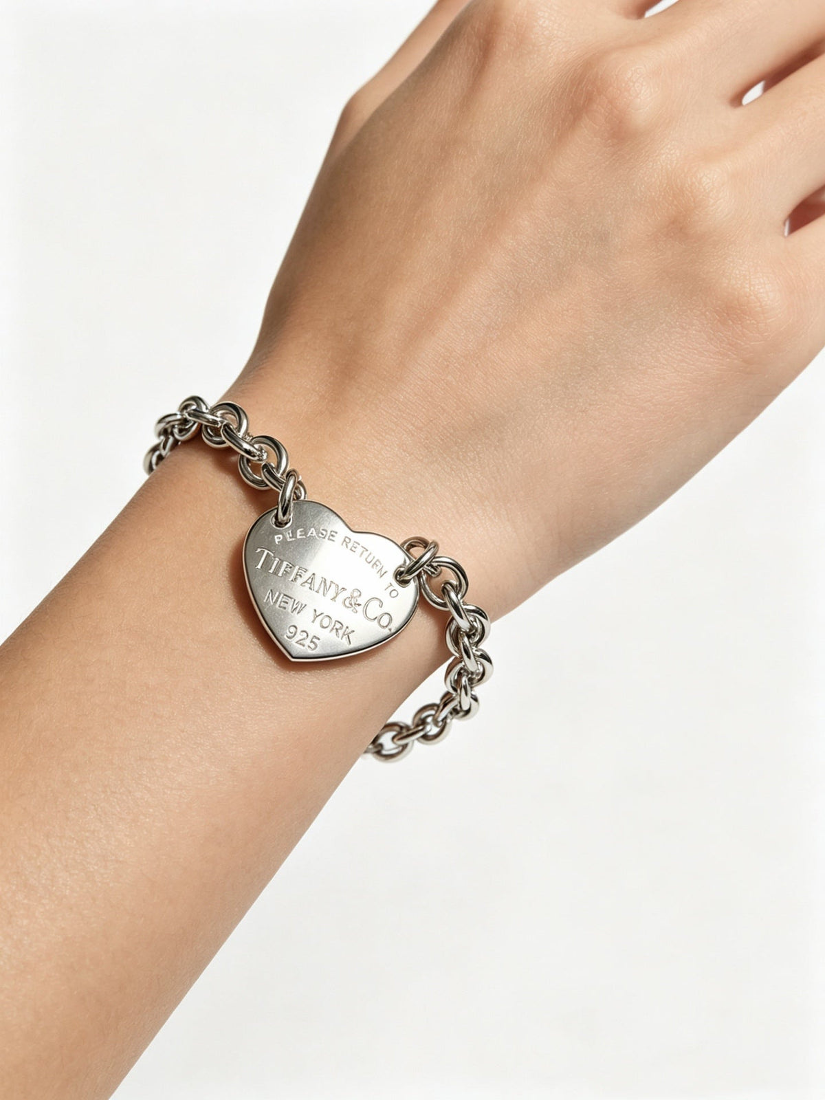 Martin Graham bracelet in polished metal-tone – styled product view