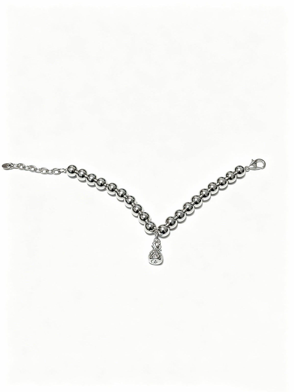 Martin Graham bracelet in polished metal-tone – detail view