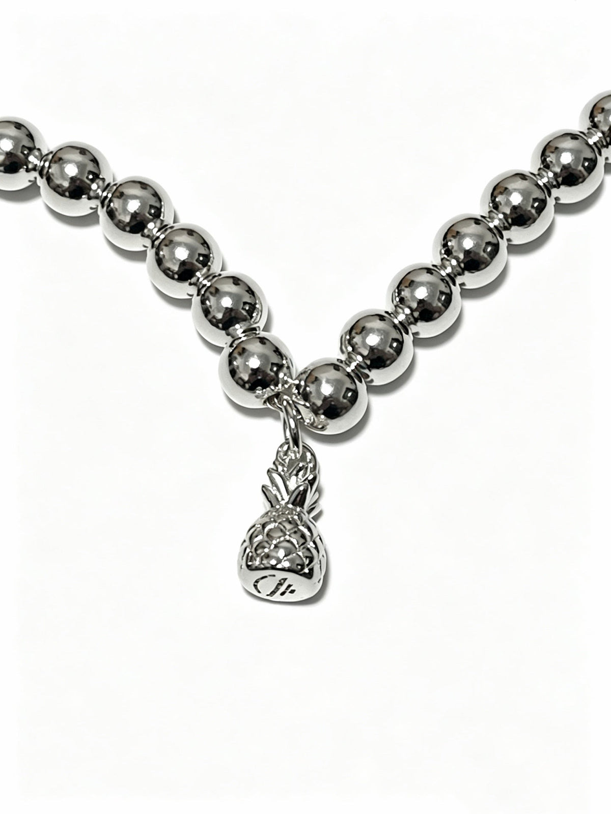 Martin Graham bracelet in polished metal-tone – front product view