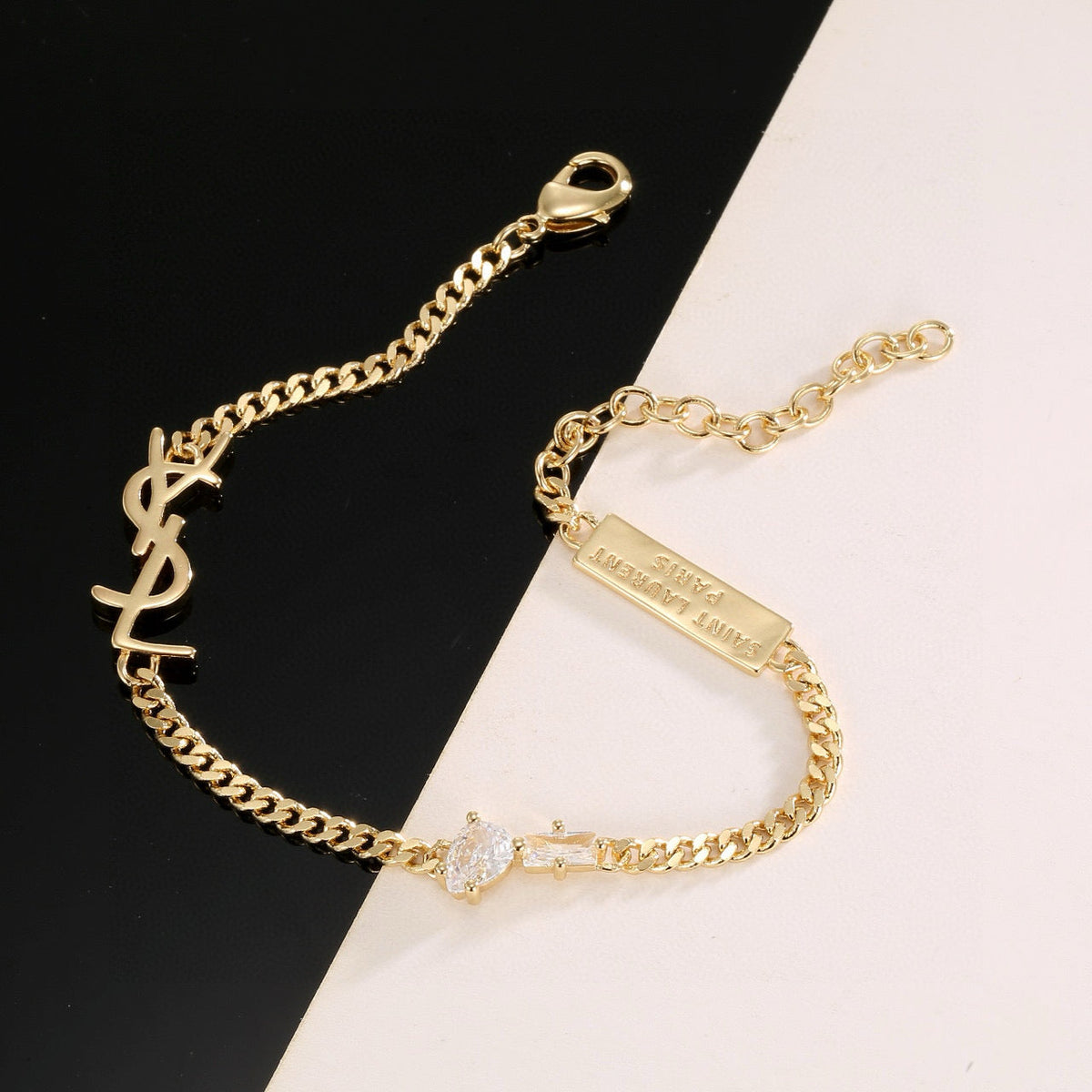Martin Graham bracelet in polished metal-tone – main product view