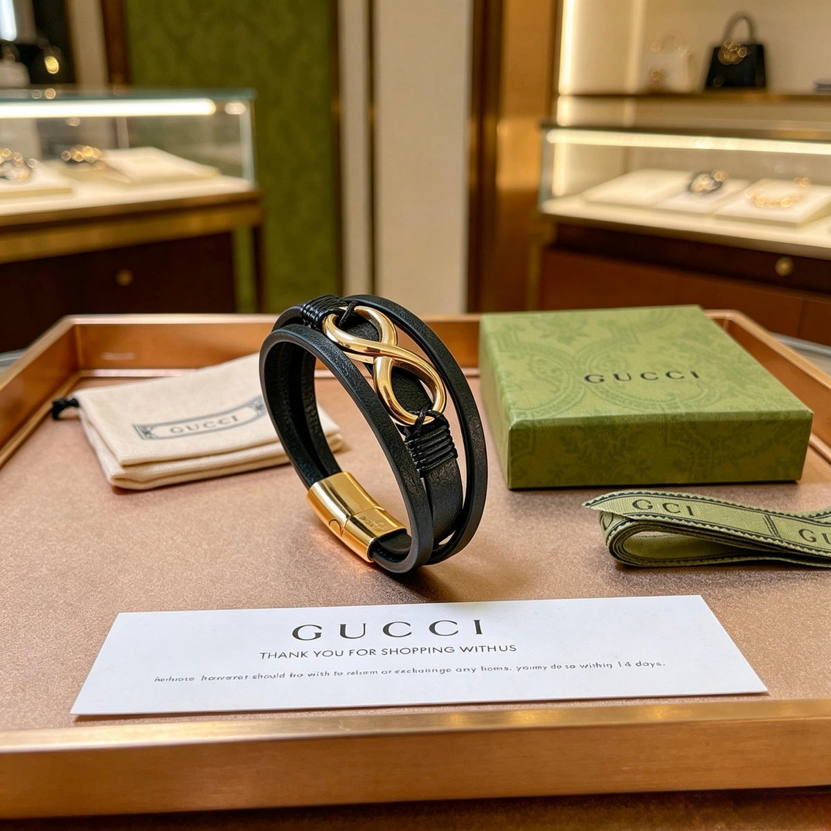 Martin Graham bangle in polished metal-tone – main product view