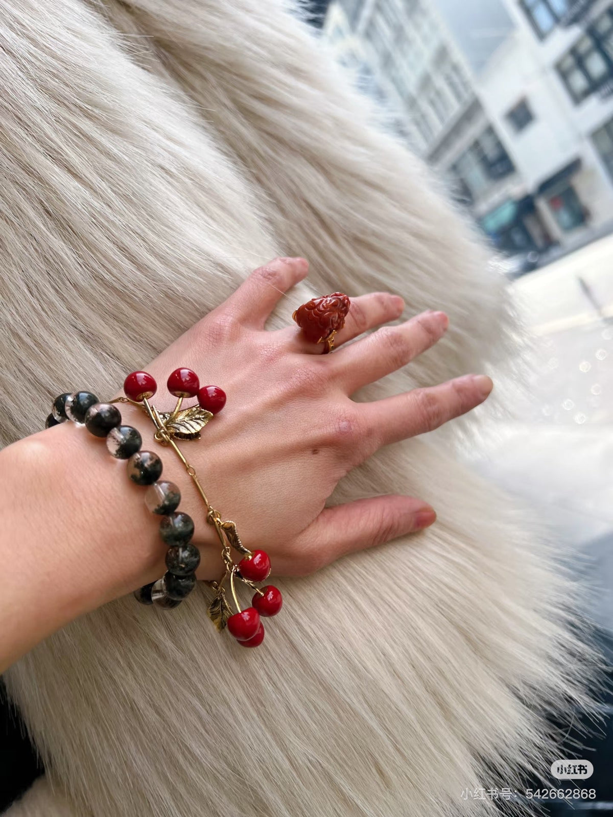 Martin Graham bracelet in polished metal-tone – front product view