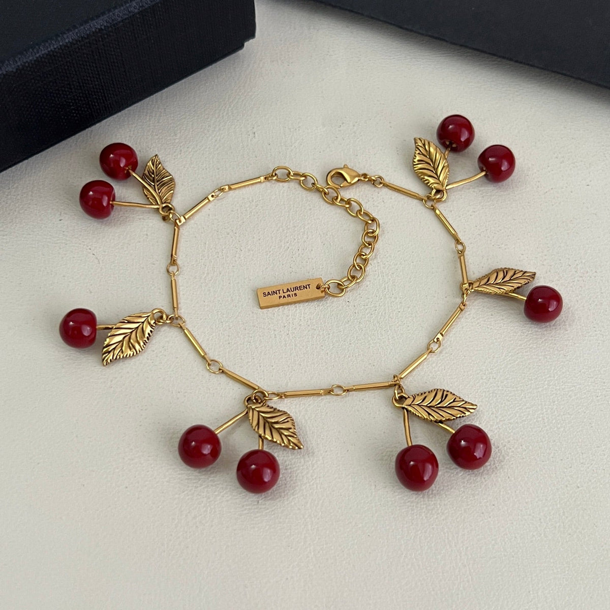 Martin Graham bracelet in polished metal-tone – front product view