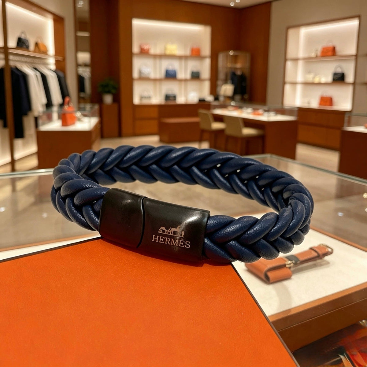 Martin Graham bangle in polished metal-tone – main product view