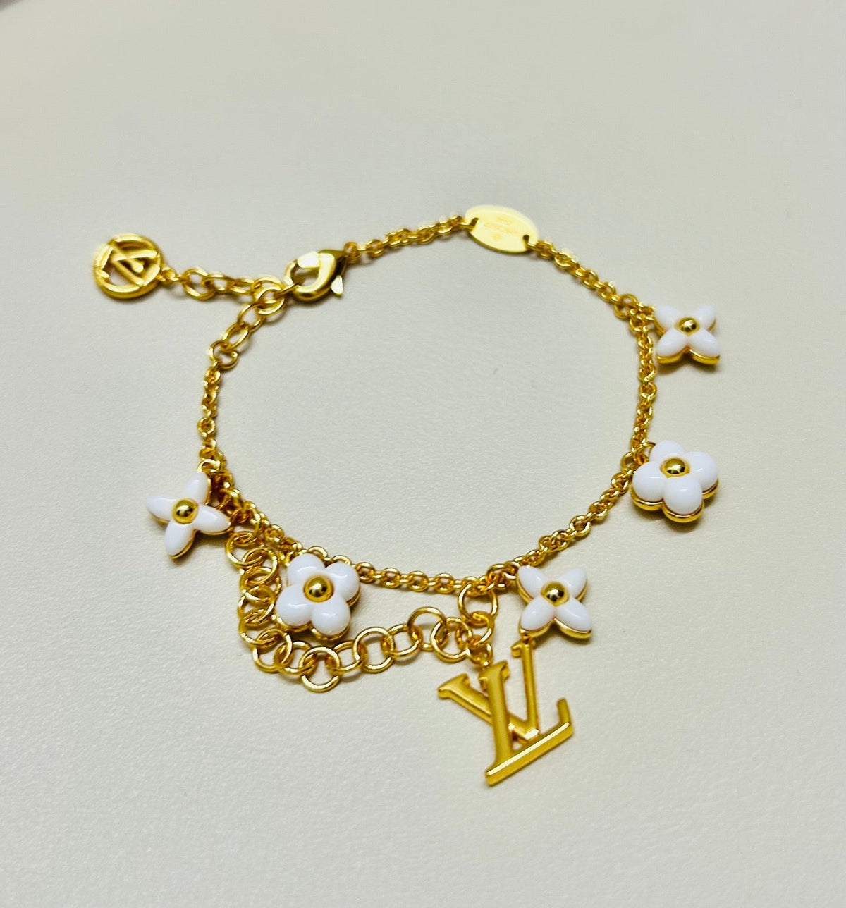 Martin Graham bracelet in polished metal-tone – styled product view
