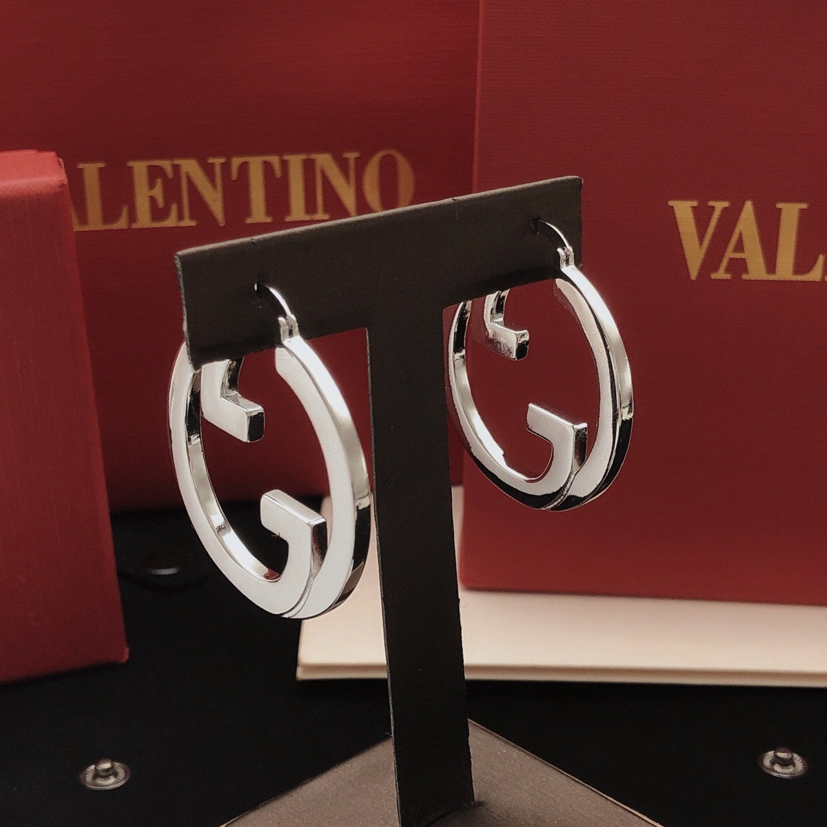 Martin Graham jewelry accessory in polished metal-tone – styled product view