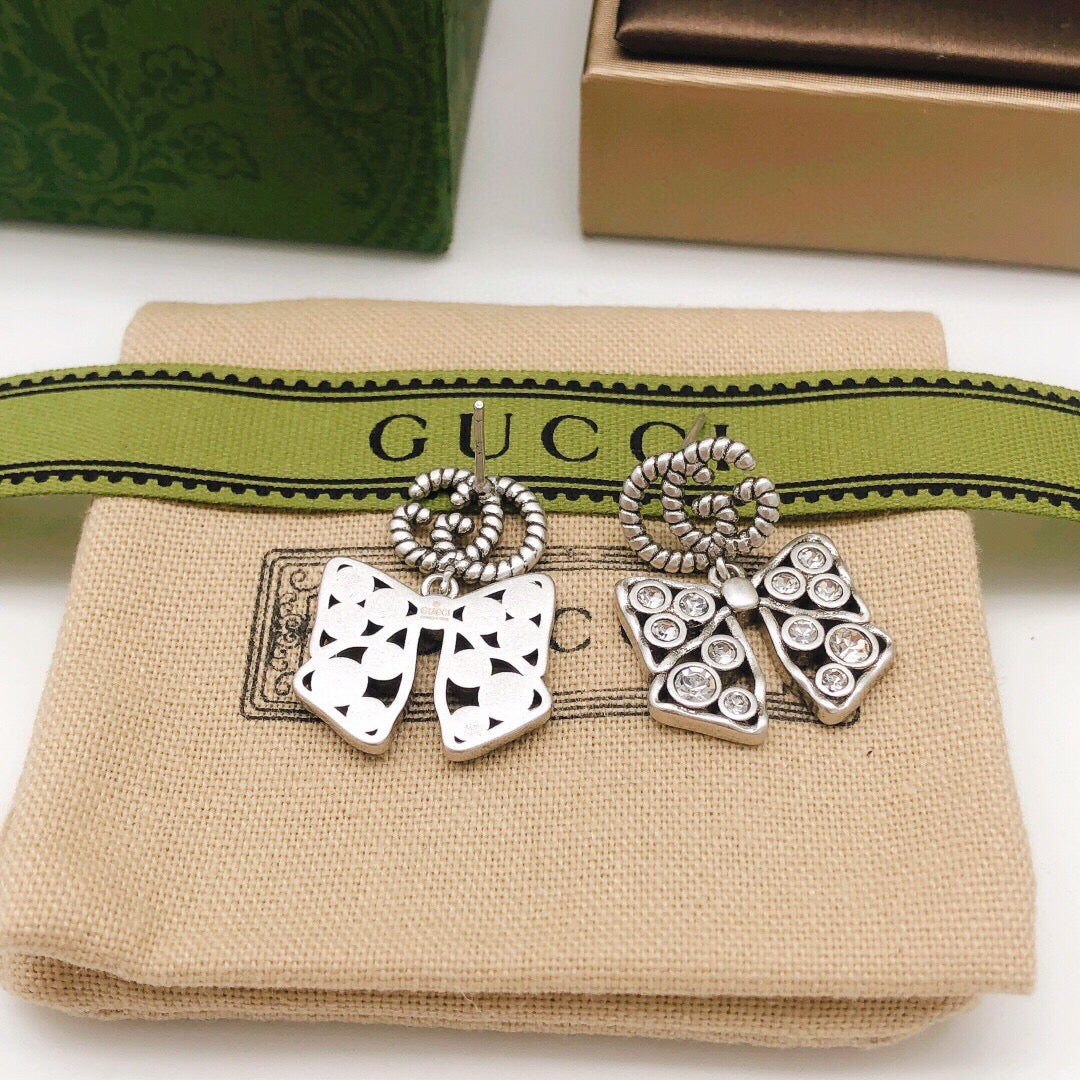 Martin Graham earrings in polished metal-tone – detail view