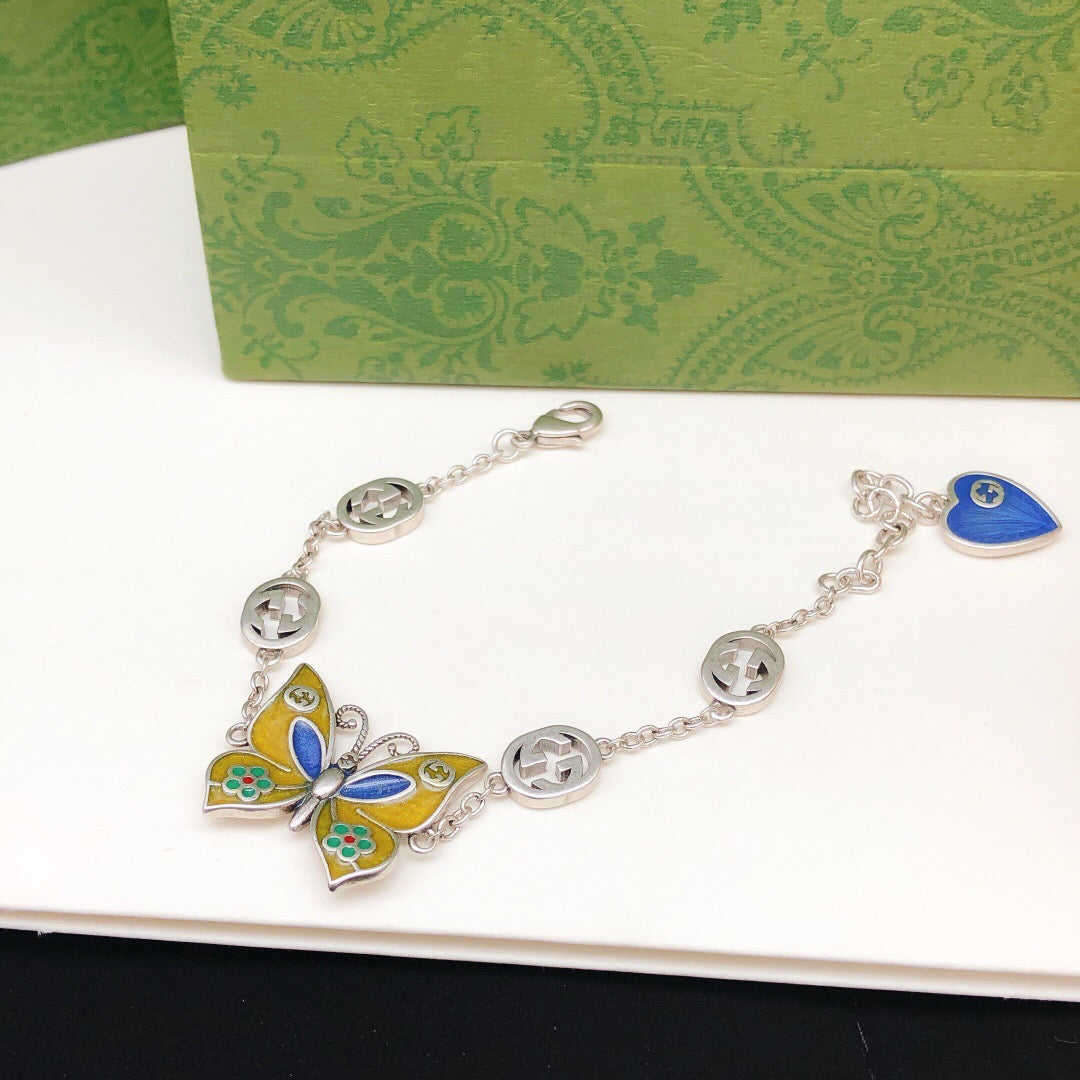 Martin Graham bracelet in polished metal-tone – front product view