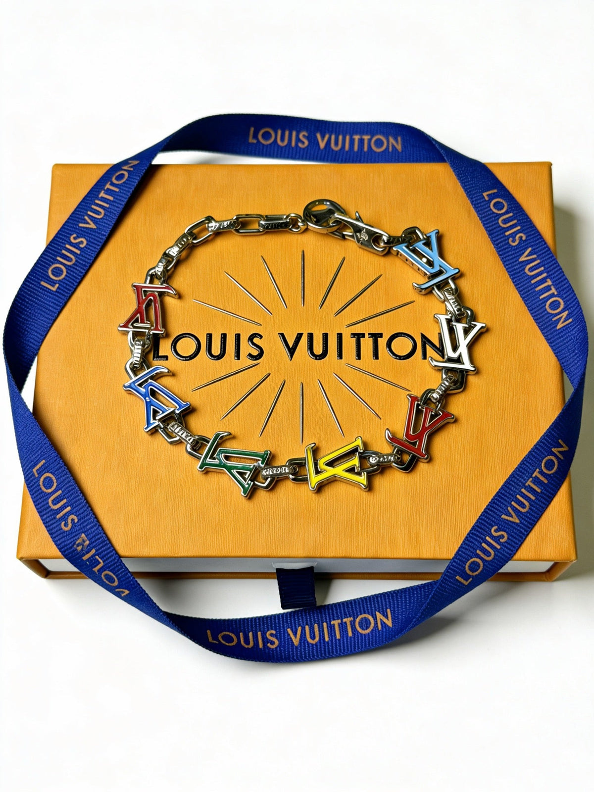 Martin Graham bracelet in polished metal-tone – front product view