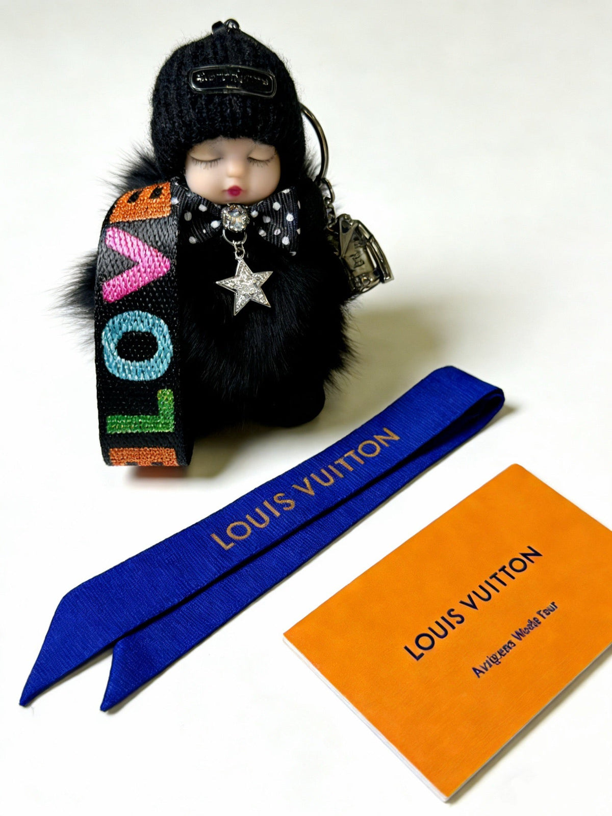 Martin Graham keychain in polished metal-tone – main product view