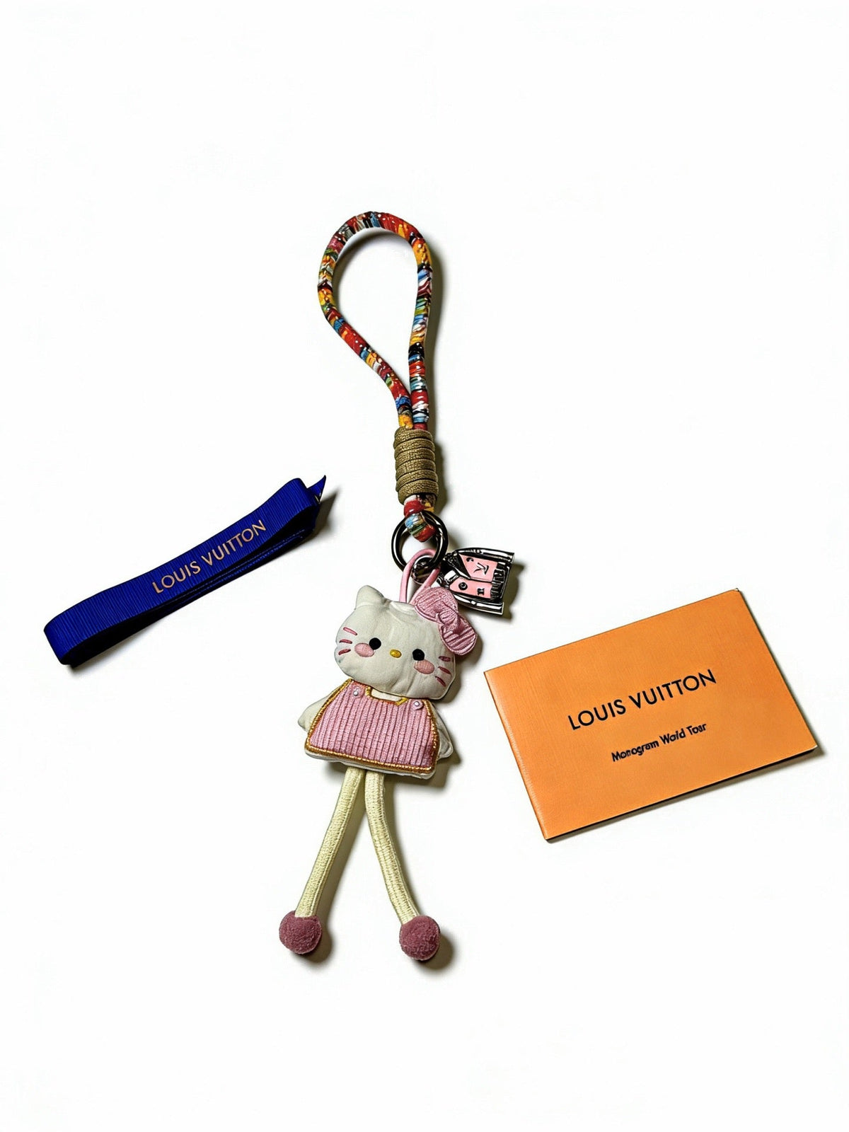Martin Graham keychain in polished metal-tone – front product view