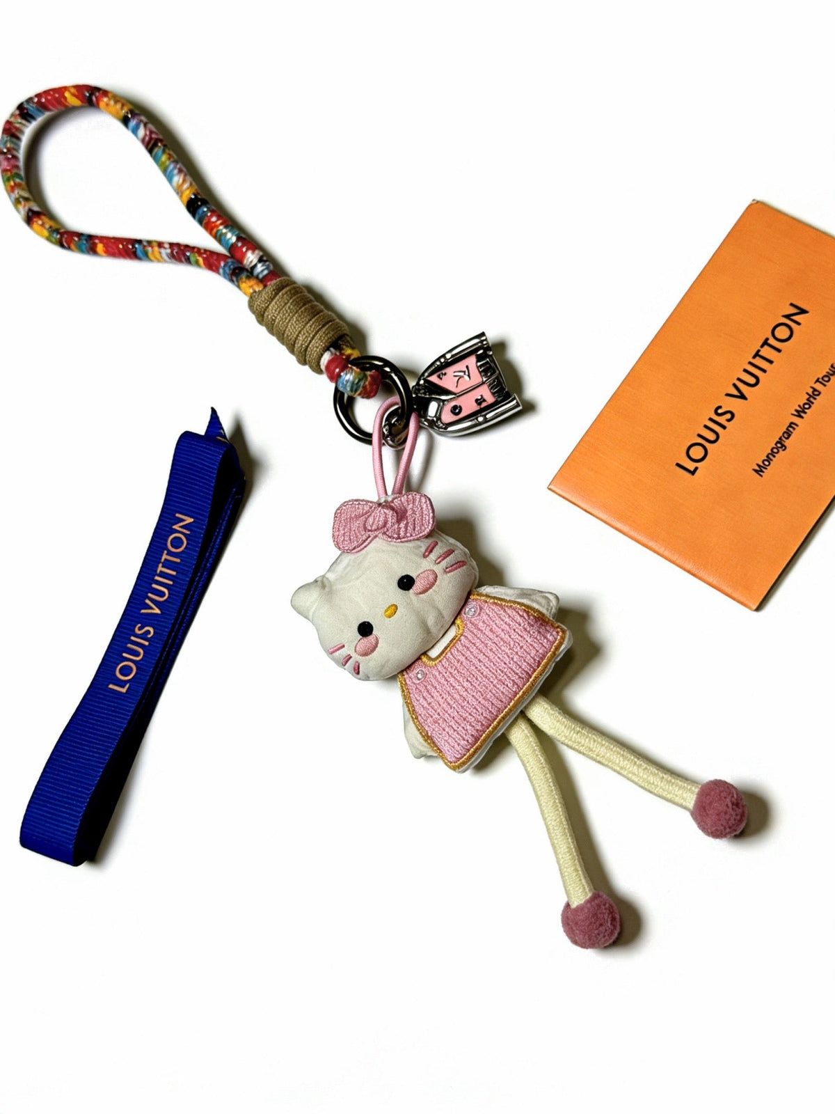 Martin Graham keychain in polished metal-tone – front product view