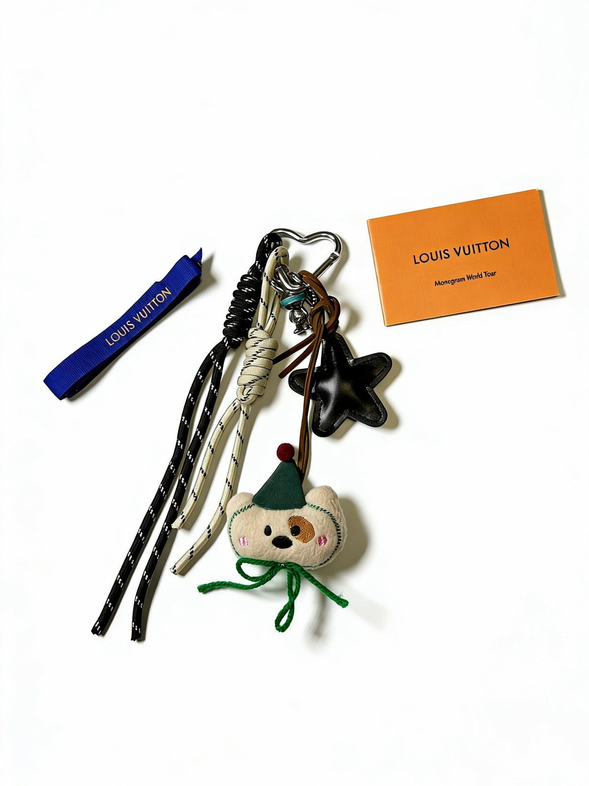 Martin Graham keychain in polished metal-tone – side detail