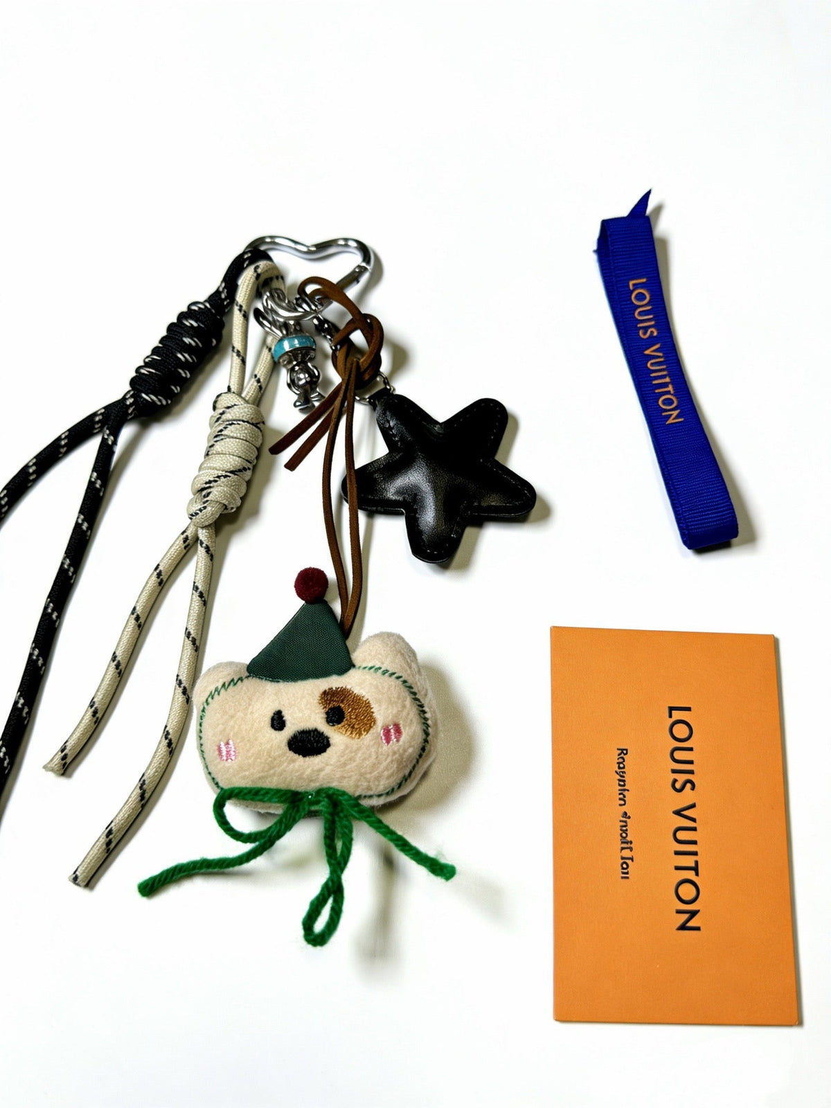 Martin Graham keychain in polished metal-tone – front product view