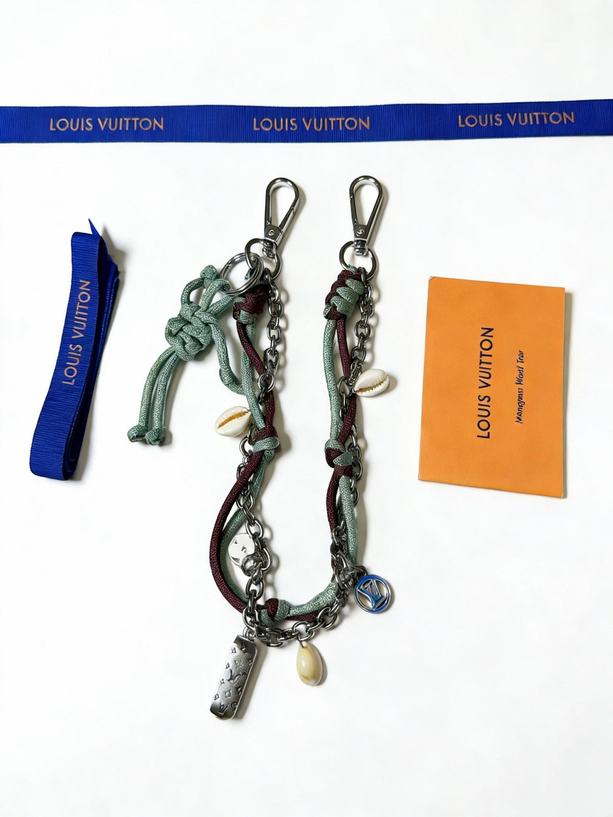 Martin Graham keychain in polished metal-tone – front product view