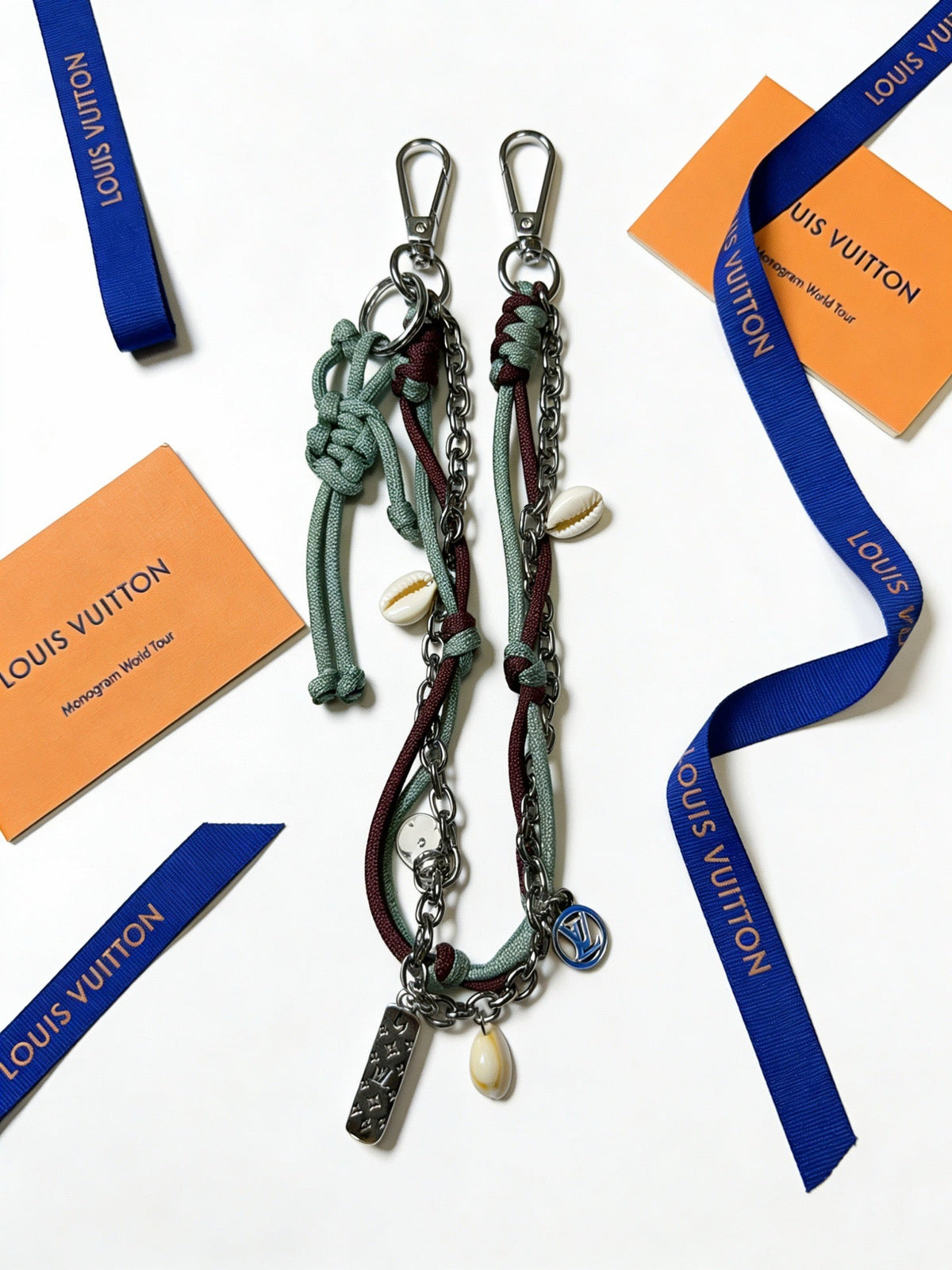 Martin Graham keychain in polished metal-tone – main product view