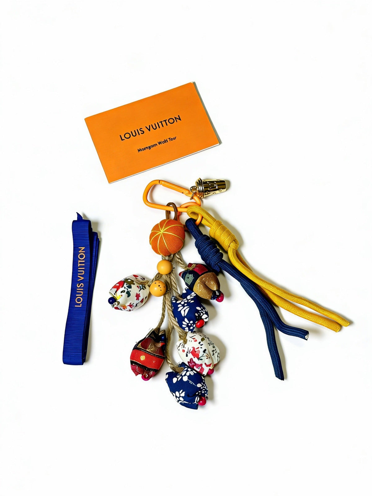 Martin Graham keychain in polished metal-tone – front product view