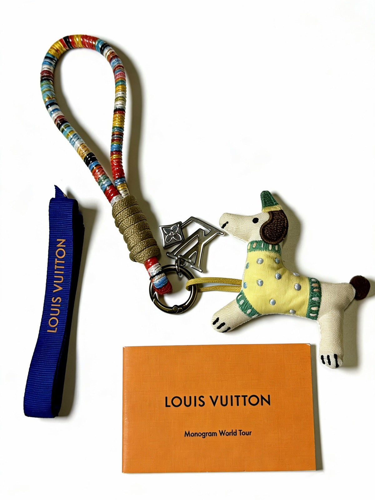 Martin Graham keychain in polished metal-tone – front product view