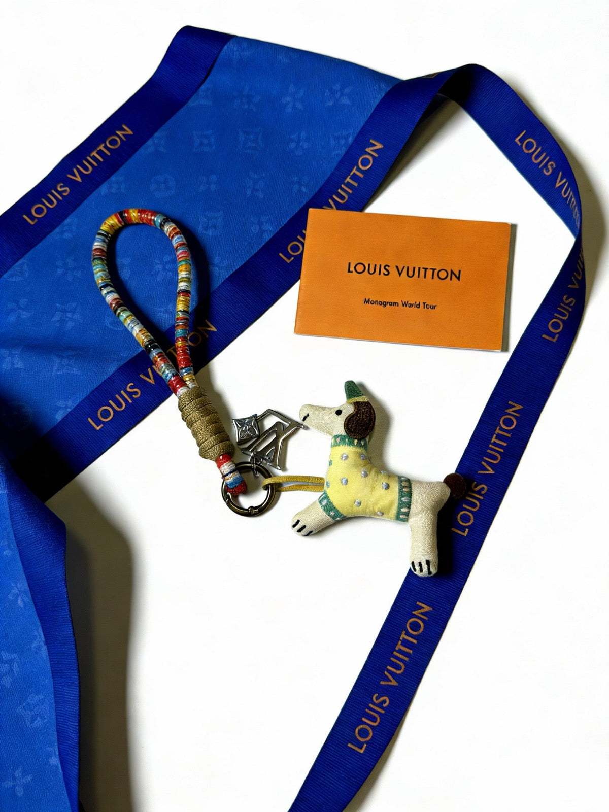 Martin Graham keychain in polished metal-tone – close-up detail