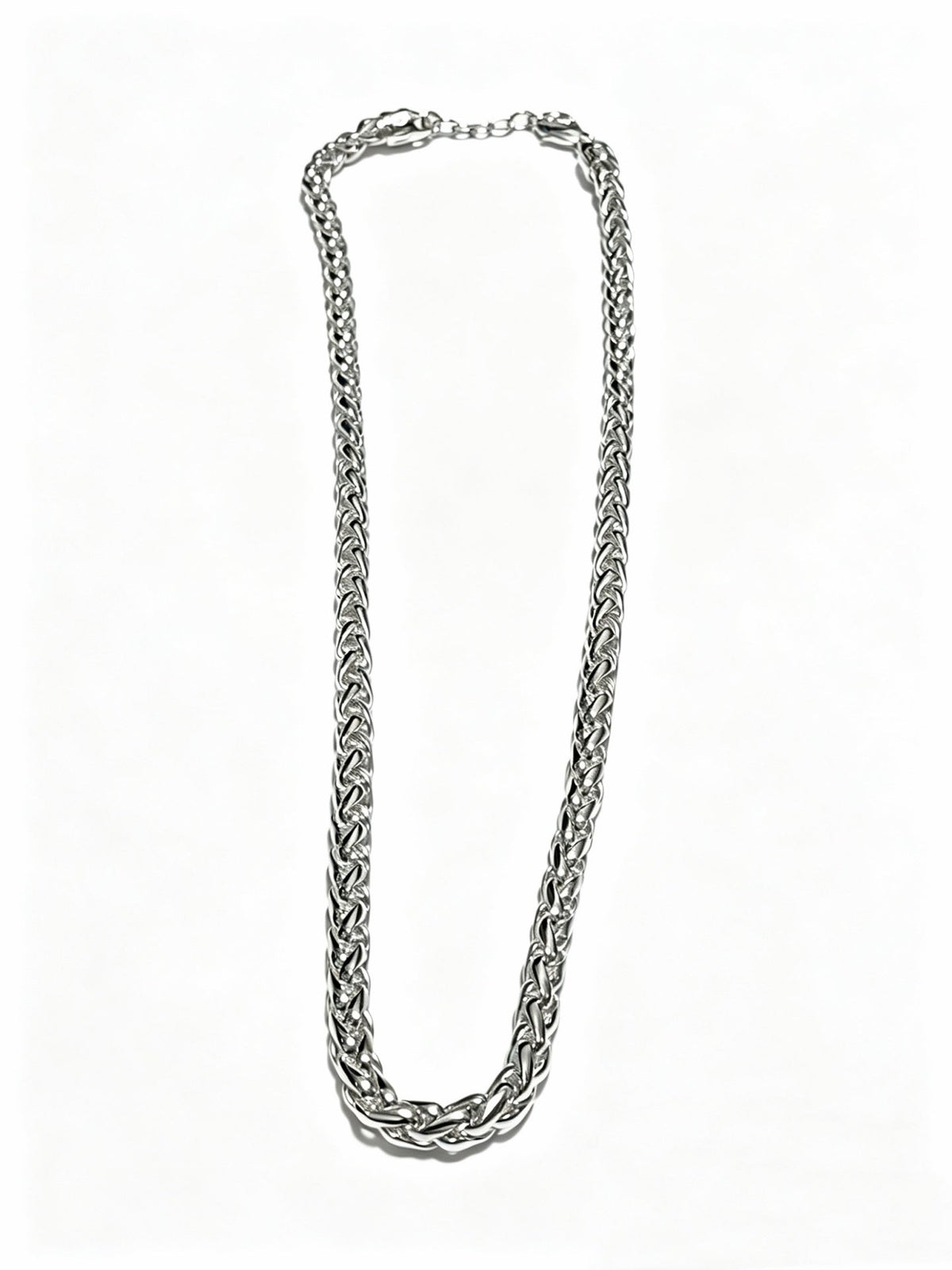 Martin Graham pendant necklace in polished metal-tone – detail view