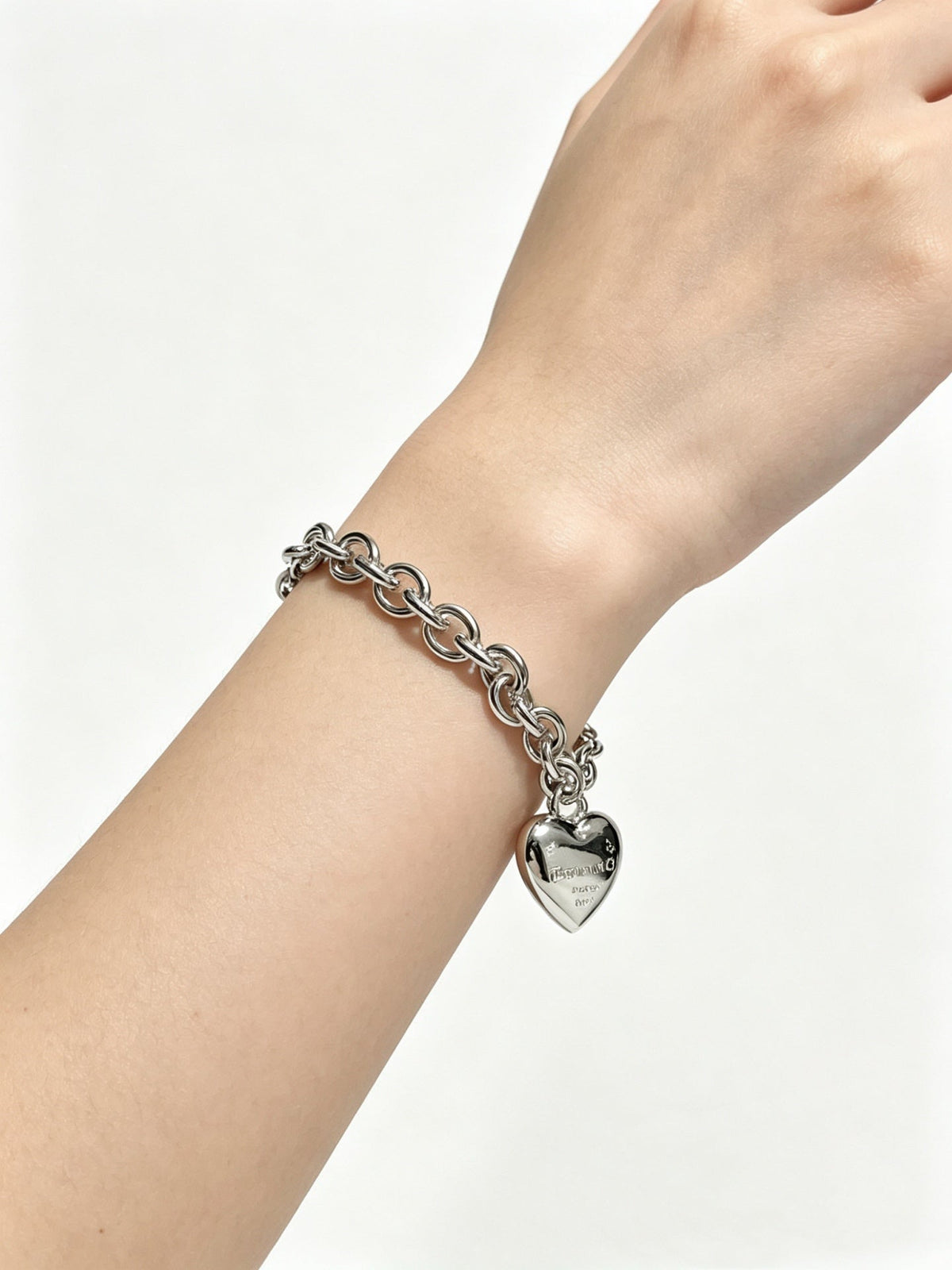 Martin Graham bracelet in polished metal-tone – styled product view