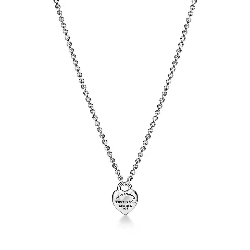 Martin Graham pendant necklace in polished metal-tone – front product view