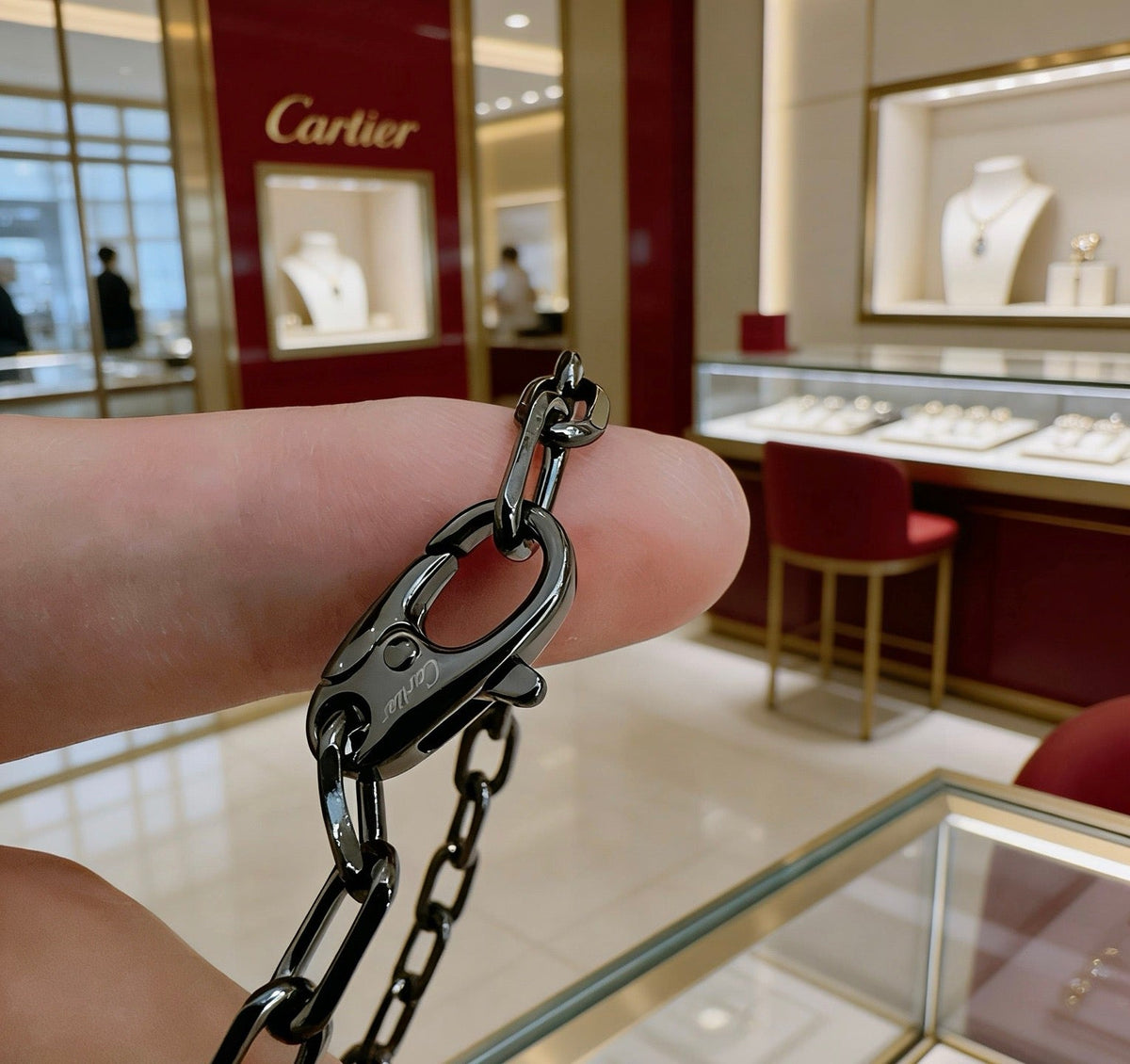 Martin Graham bracelet in polished metal-tone – front view