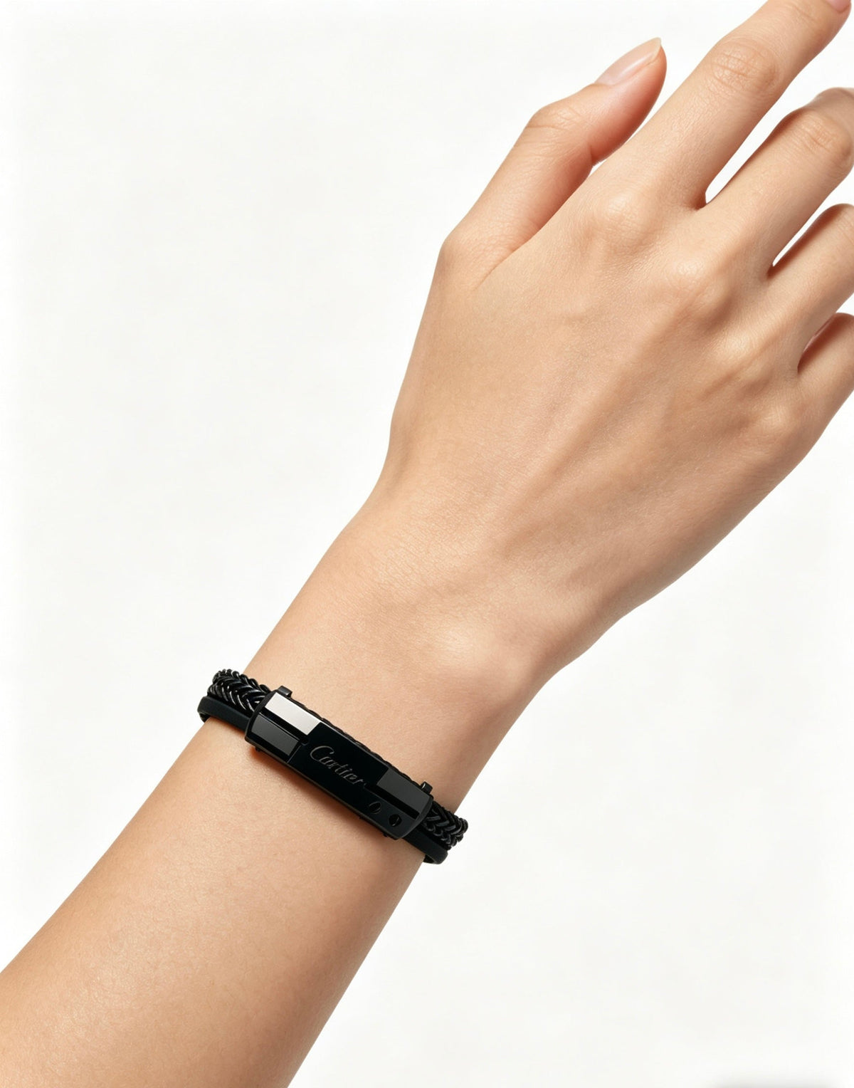 Martin Graham bracelet in polished metal-tone – main product view