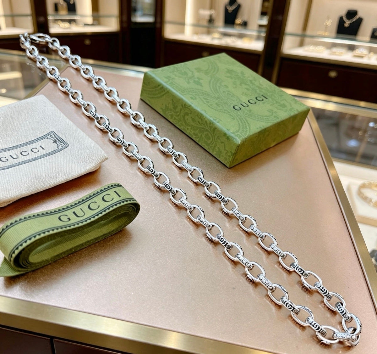 Martin Graham pendant necklace in polished metal-tone – main product view
