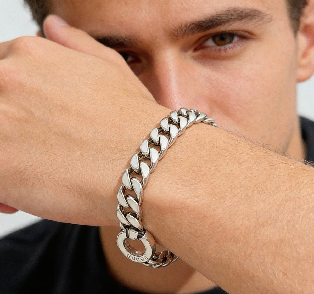 Martin Graham bracelet in polished metal-tone – main product view