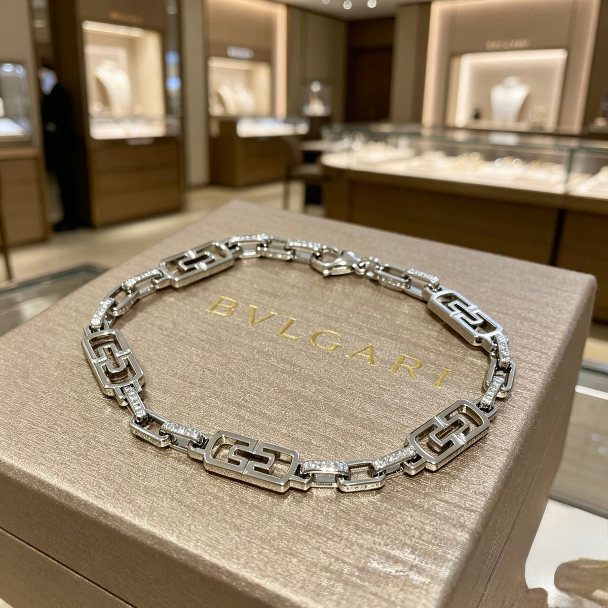 Martin Graham ring in polished metal-tone – styled product view