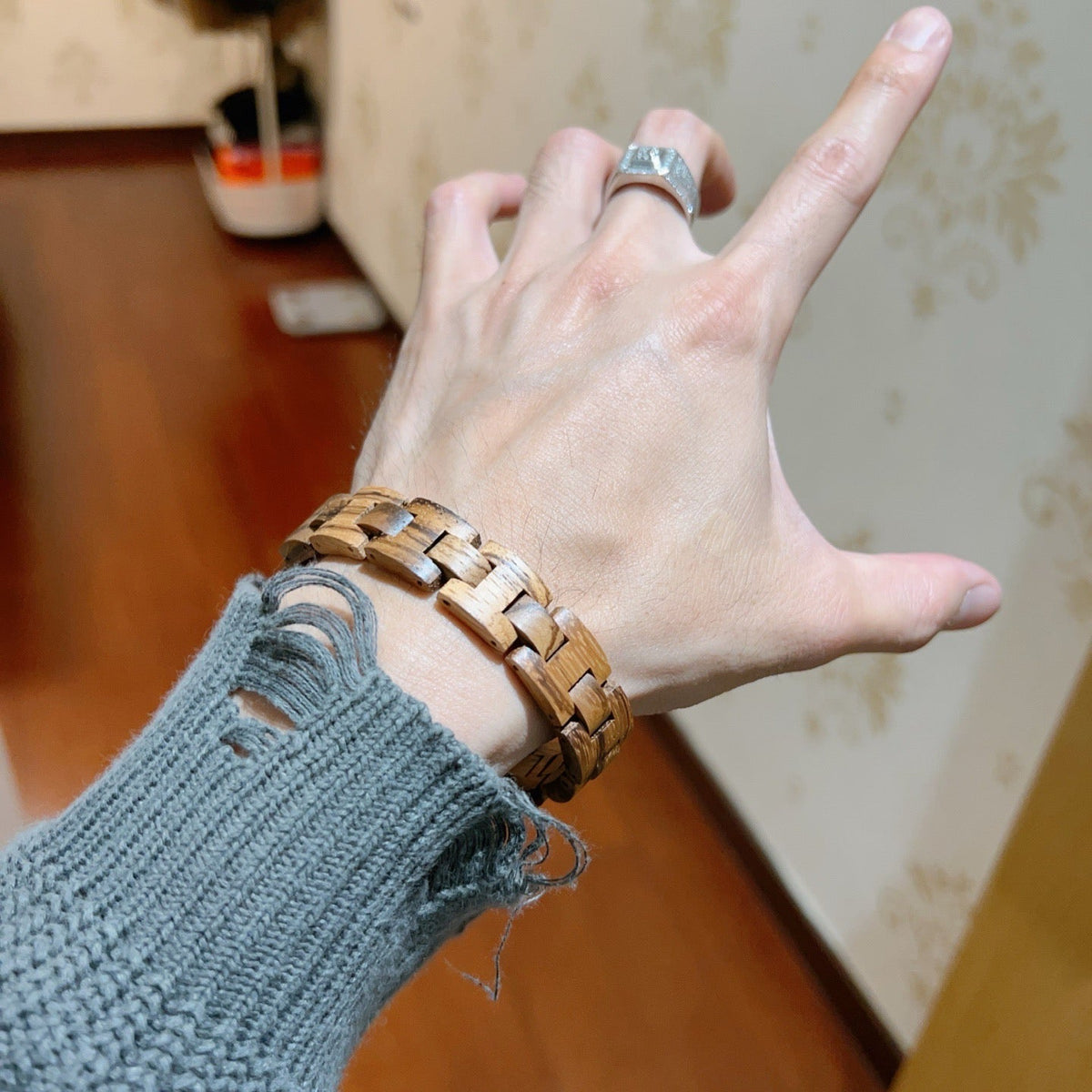 Martin Graham ring in polished metal-tone – main product view
