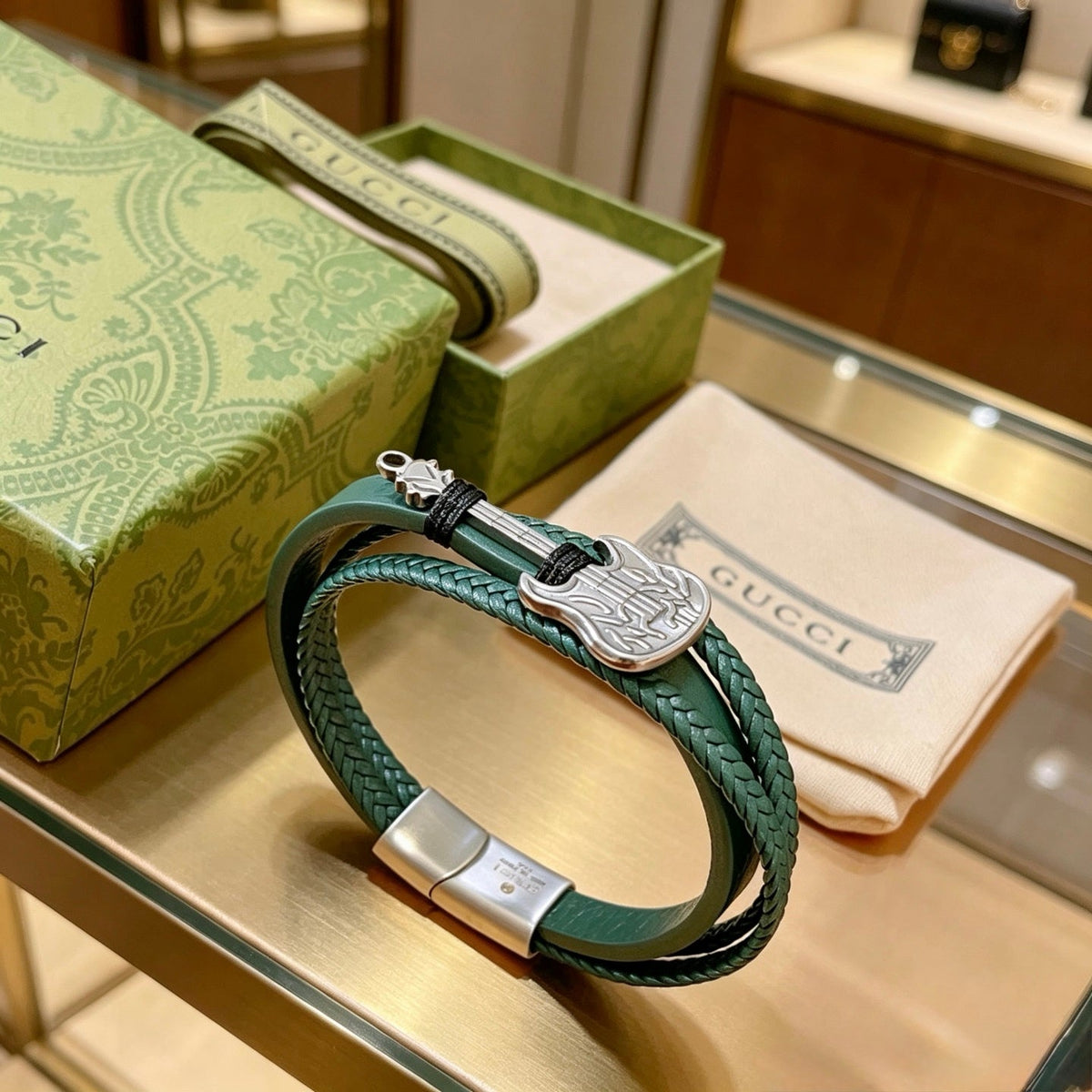 Martin Graham bangle in polished metal-tone – main product view