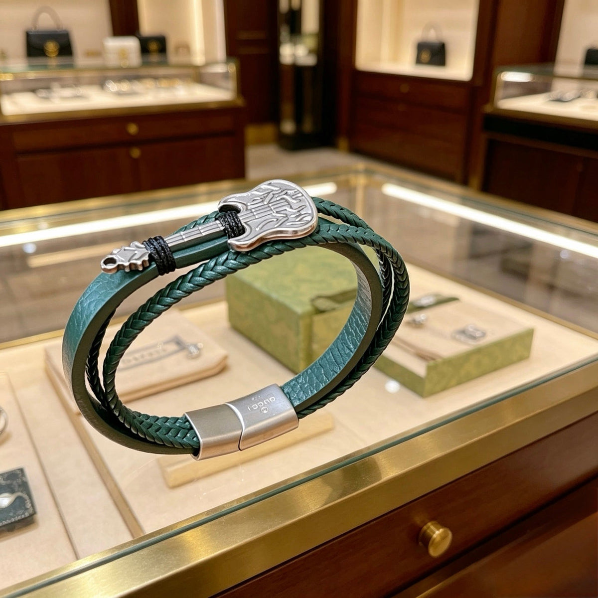 Martin Graham bangle in polished metal-tone – main product view