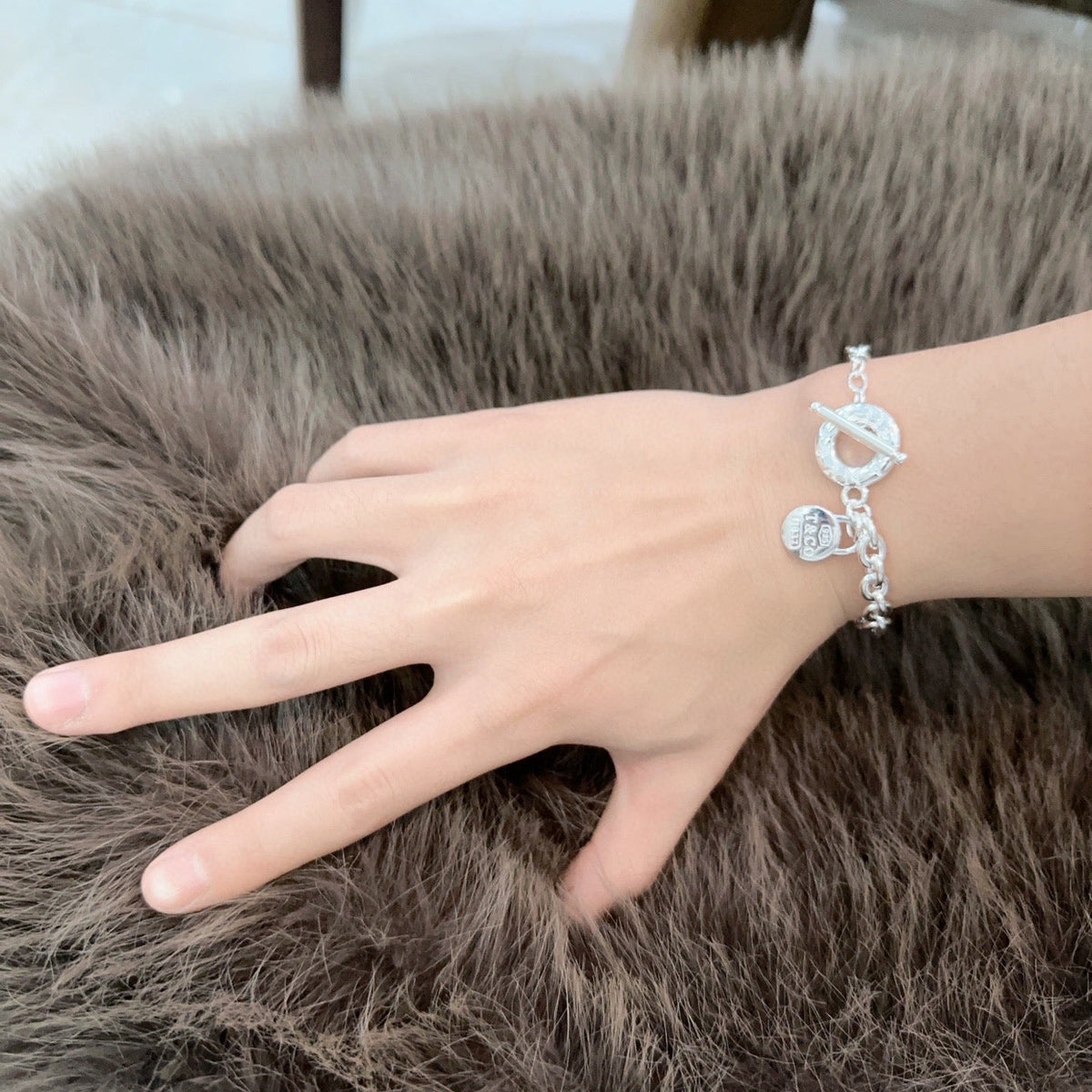 Martin Graham bracelet in polished metal-tone – main product view