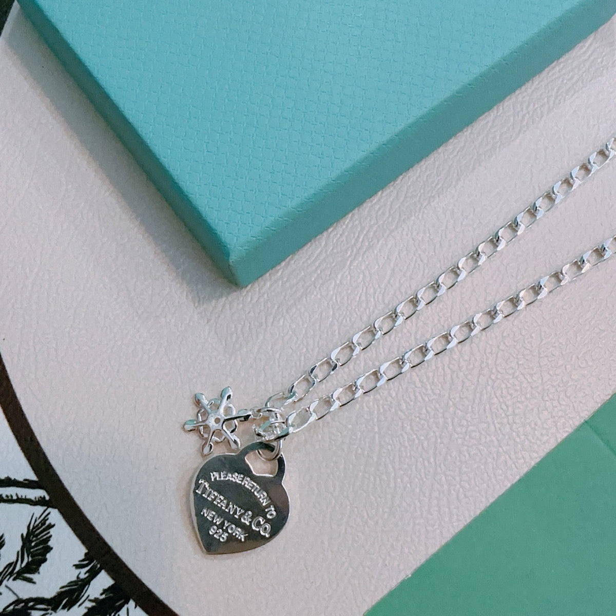 Martin Graham pendant necklace in polished metal-tone – styled product view