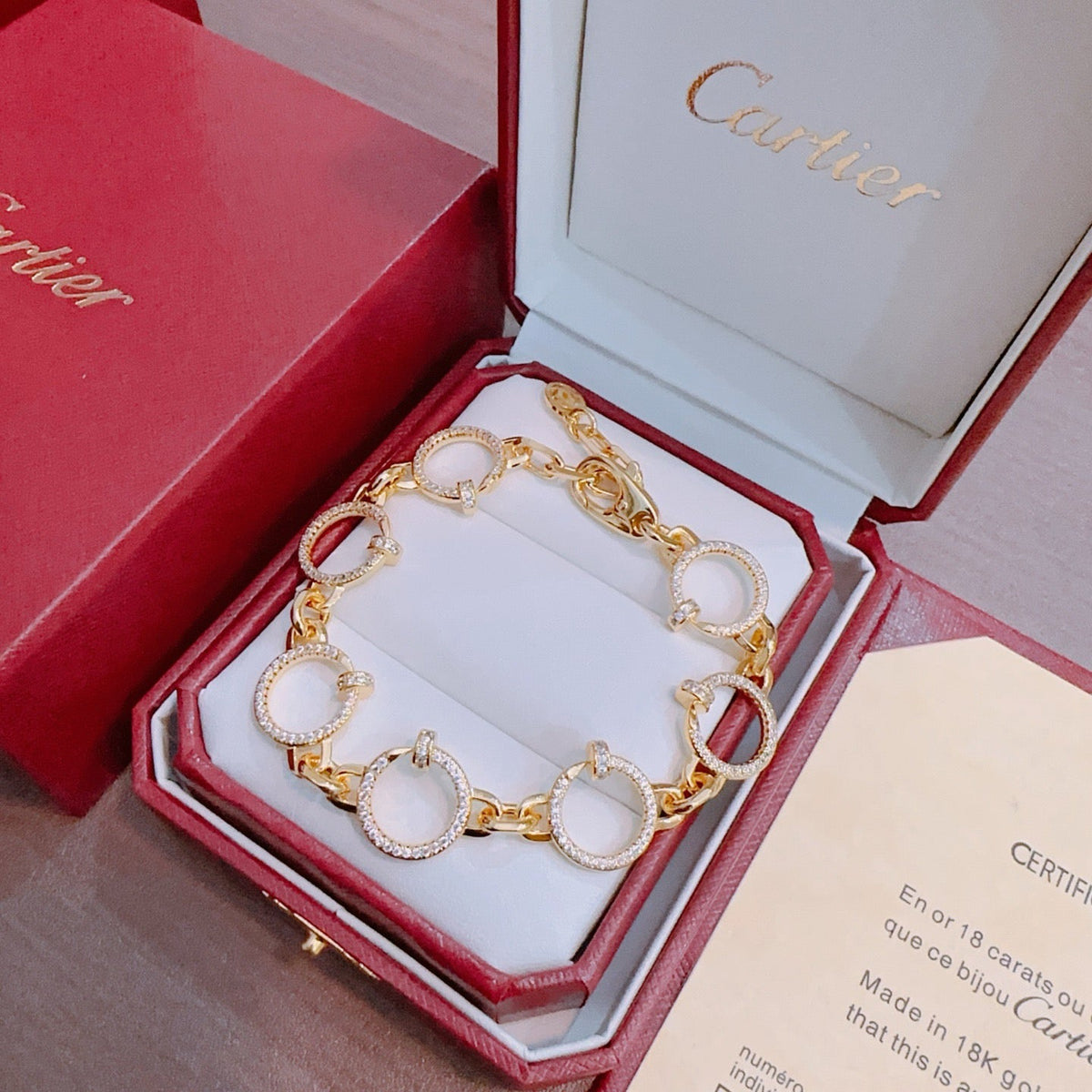 Martin Graham bracelet in polished metal-tone – main product view