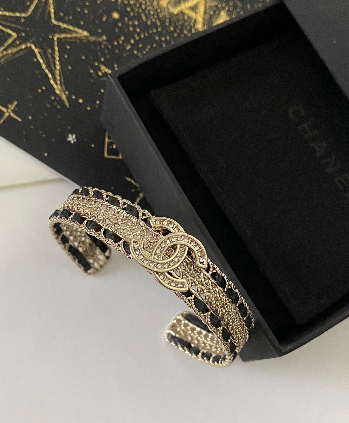Martin Graham bangle in polished metal-tone – main product view